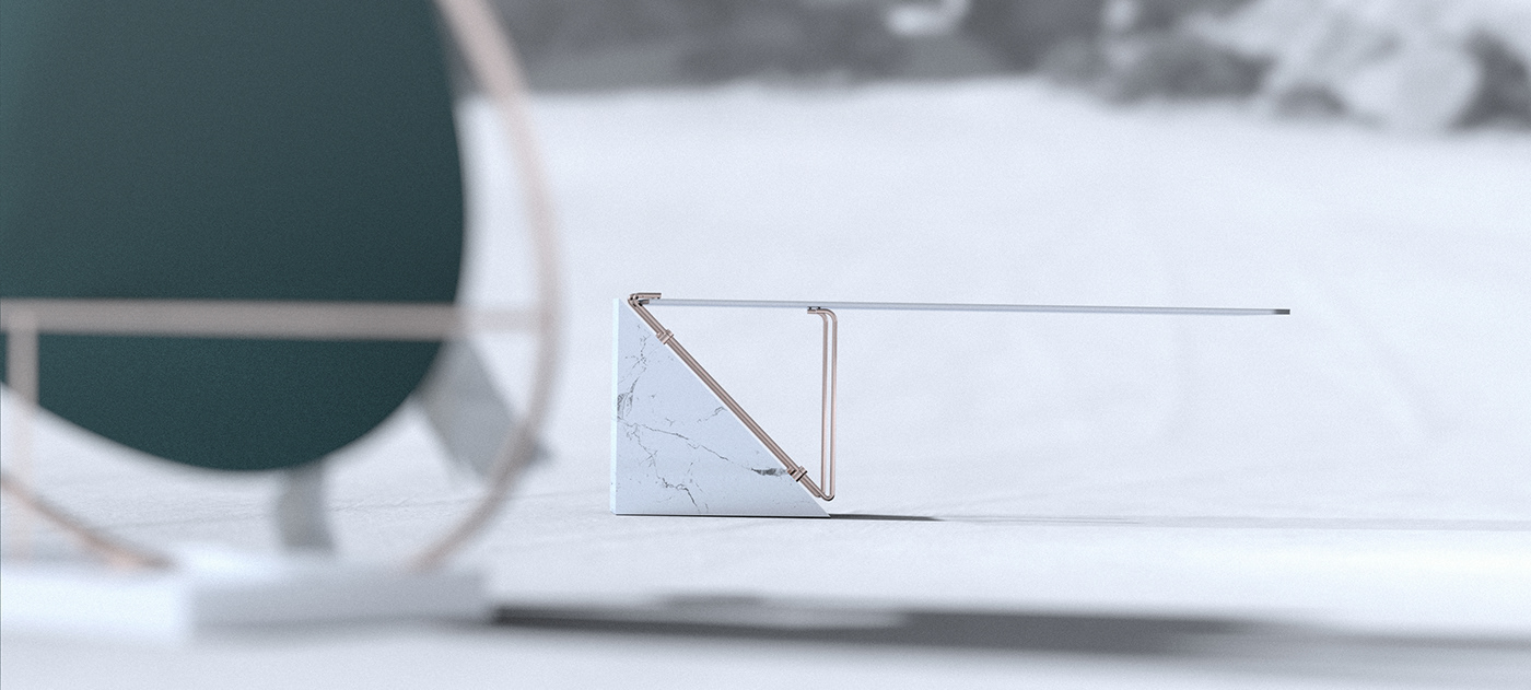 Eclipse chair，circular，Equation coffee table，