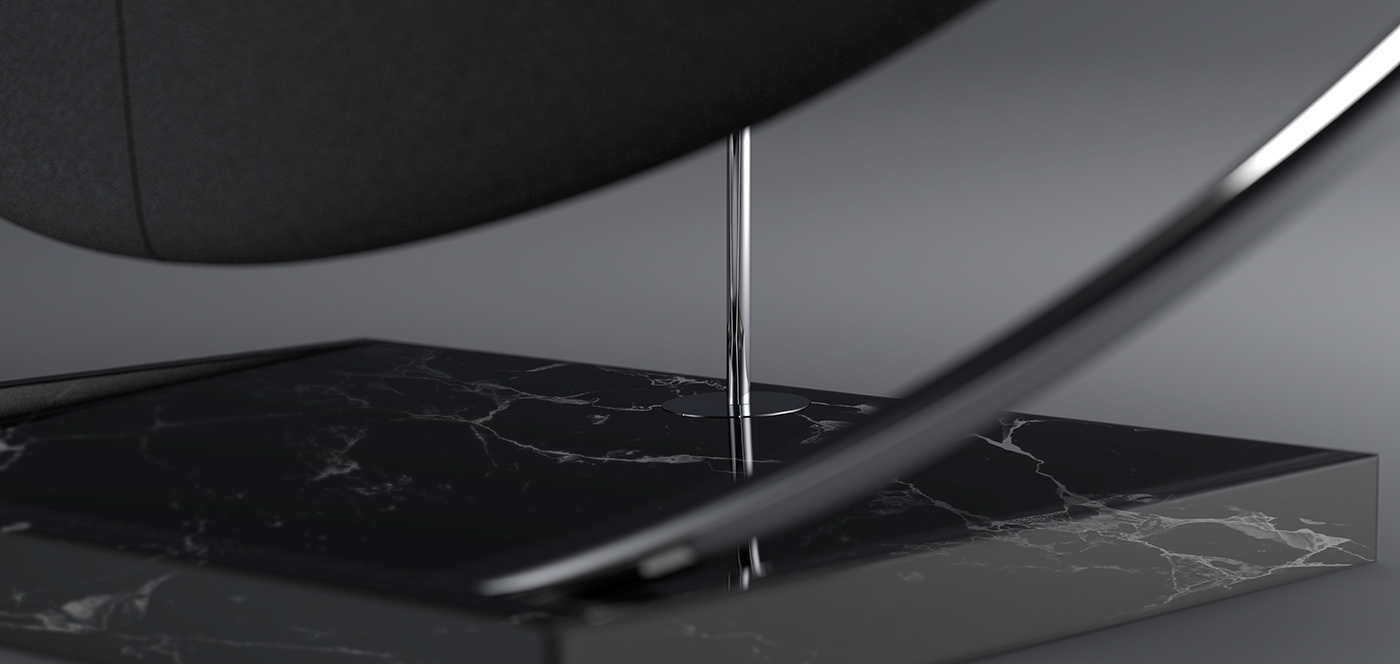 Eclipse chair，circular，Equation coffee table，