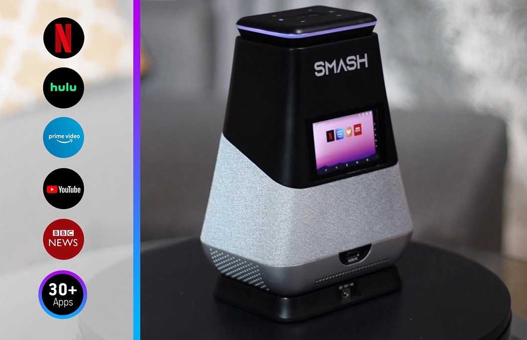 Woobloosmash，intelligence，Projector，Integrated，Portable，