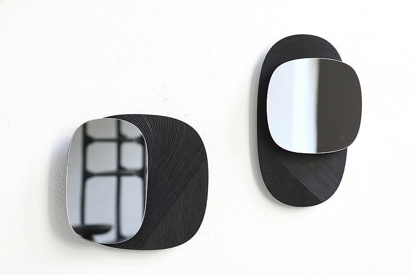 日蚀壁镜，Eclipse Wall Mirrors，艺术，镜子，家居，