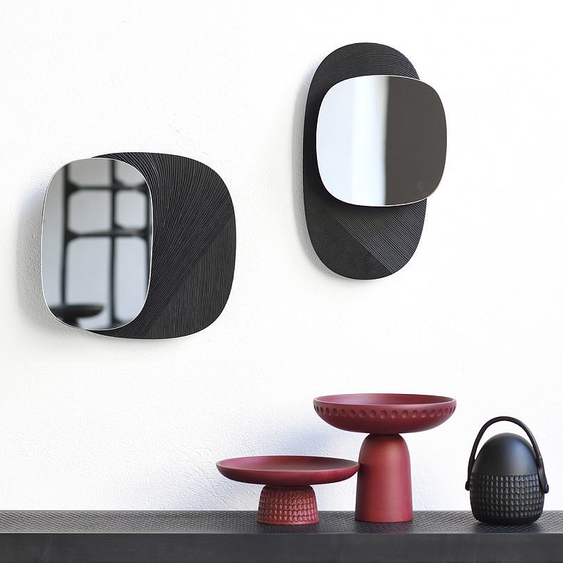 日蚀壁镜，Eclipse Wall Mirrors，艺术，镜子，家居，