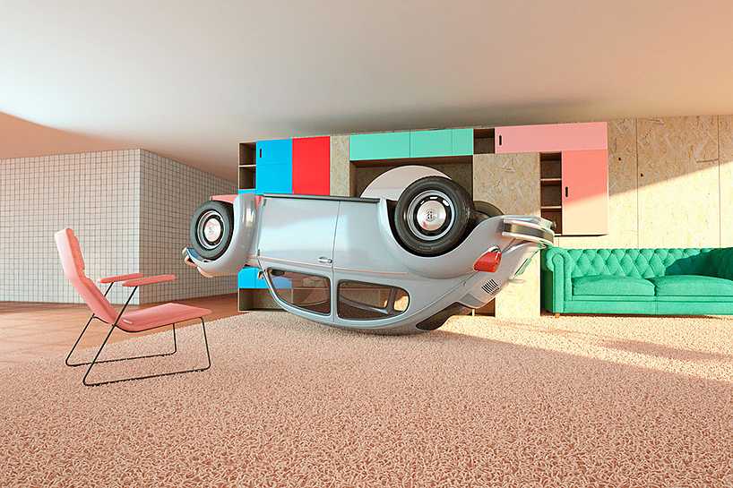 chris，labrooy，c4d，Model，Play with the car world，