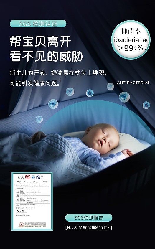 Baby pillow，Protective pillow，Washable pillow，Adjustable pillow，Corrected head shape，Fiber pillow，Bacteriostasis，Sleeping pillow，
