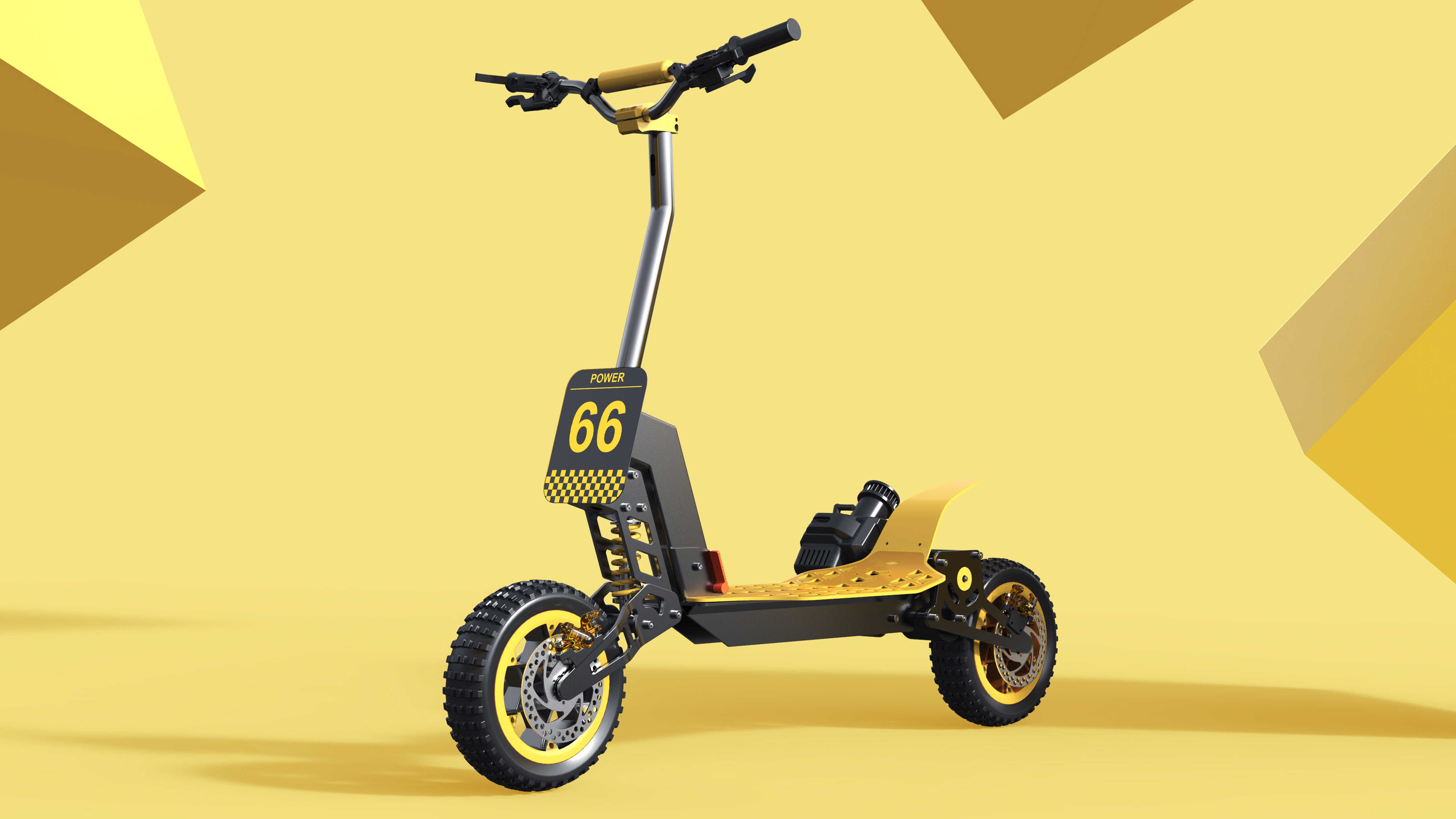 product design，Appearance design，Structural design，Heat wave design，Intelligent scooter，