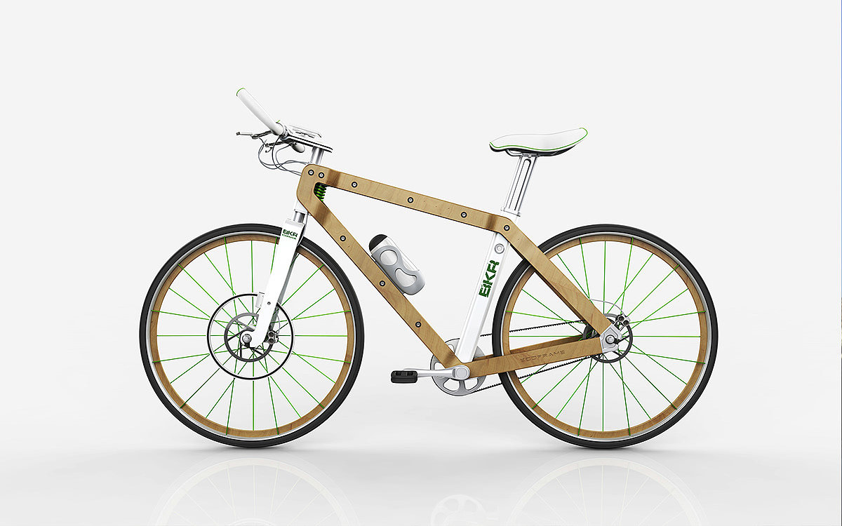 BKR，concept，Bicycle，wood，