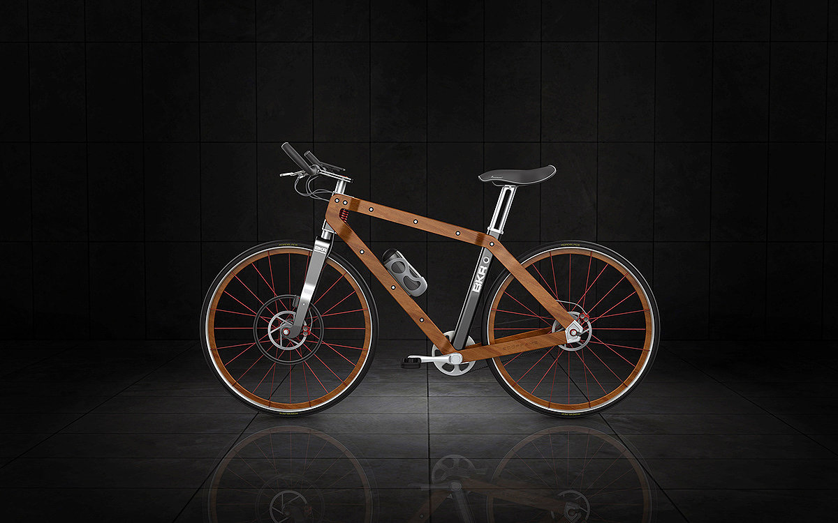 BKR，概念，自行车，木材，