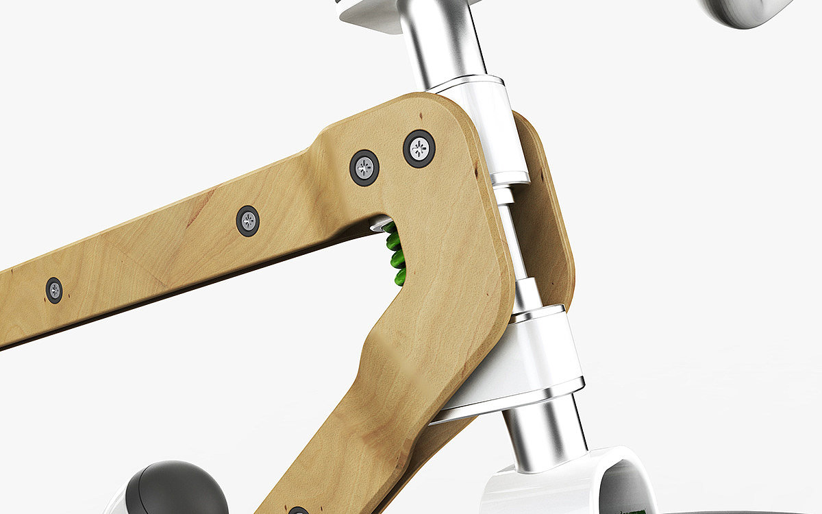 BKR，concept，Bicycle，wood，