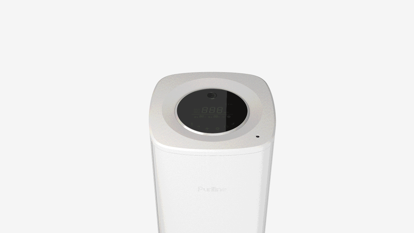 Puriline，air cleaner，concept，line，