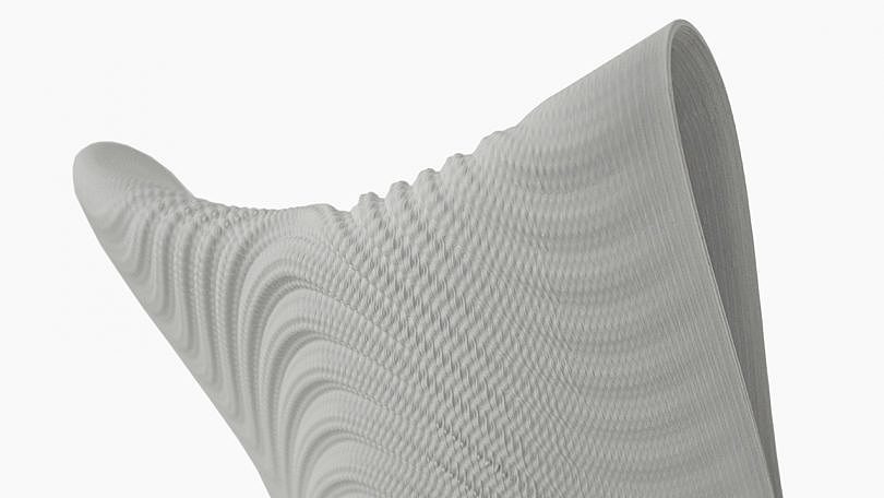 3D printing，chair，Undulating sea water，