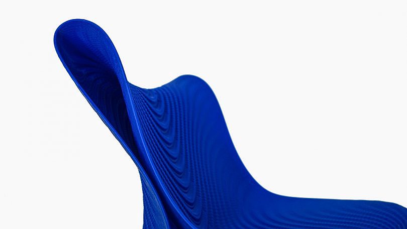 3D printing，chair，Undulating sea water，