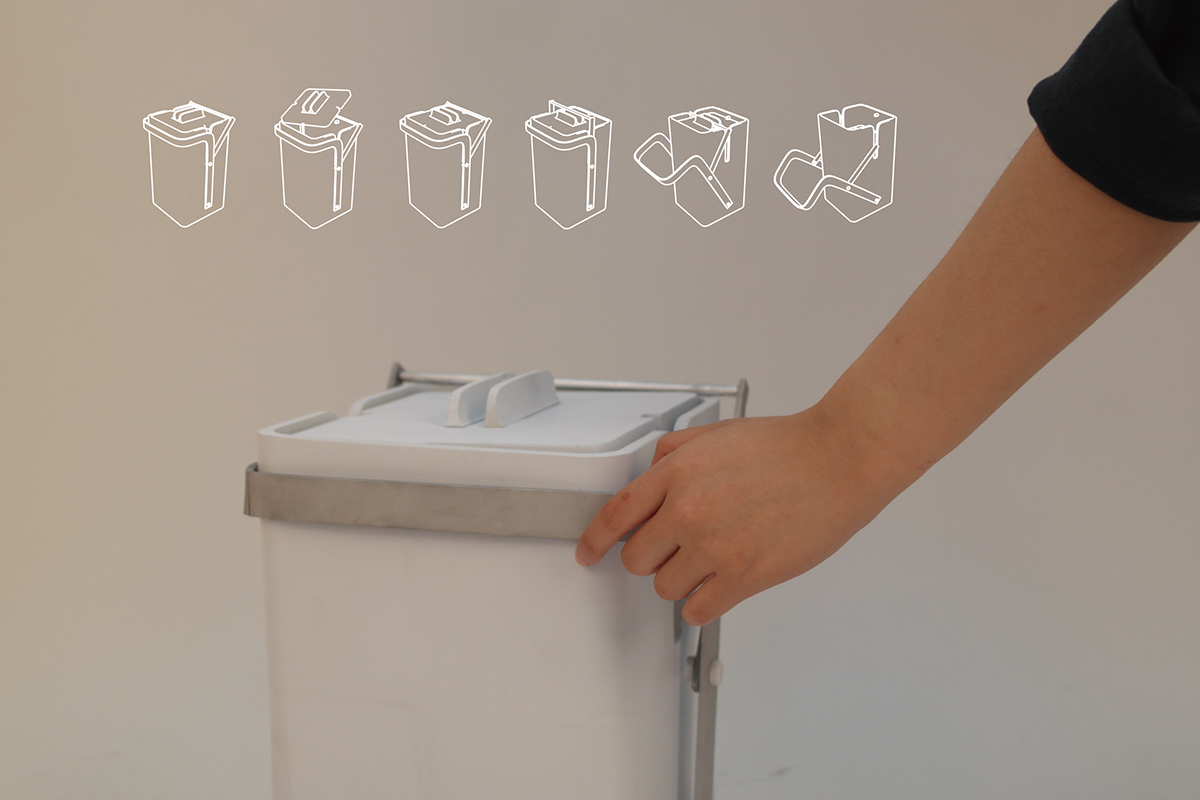 product design，industrial design，Home Furnishing，trash can，