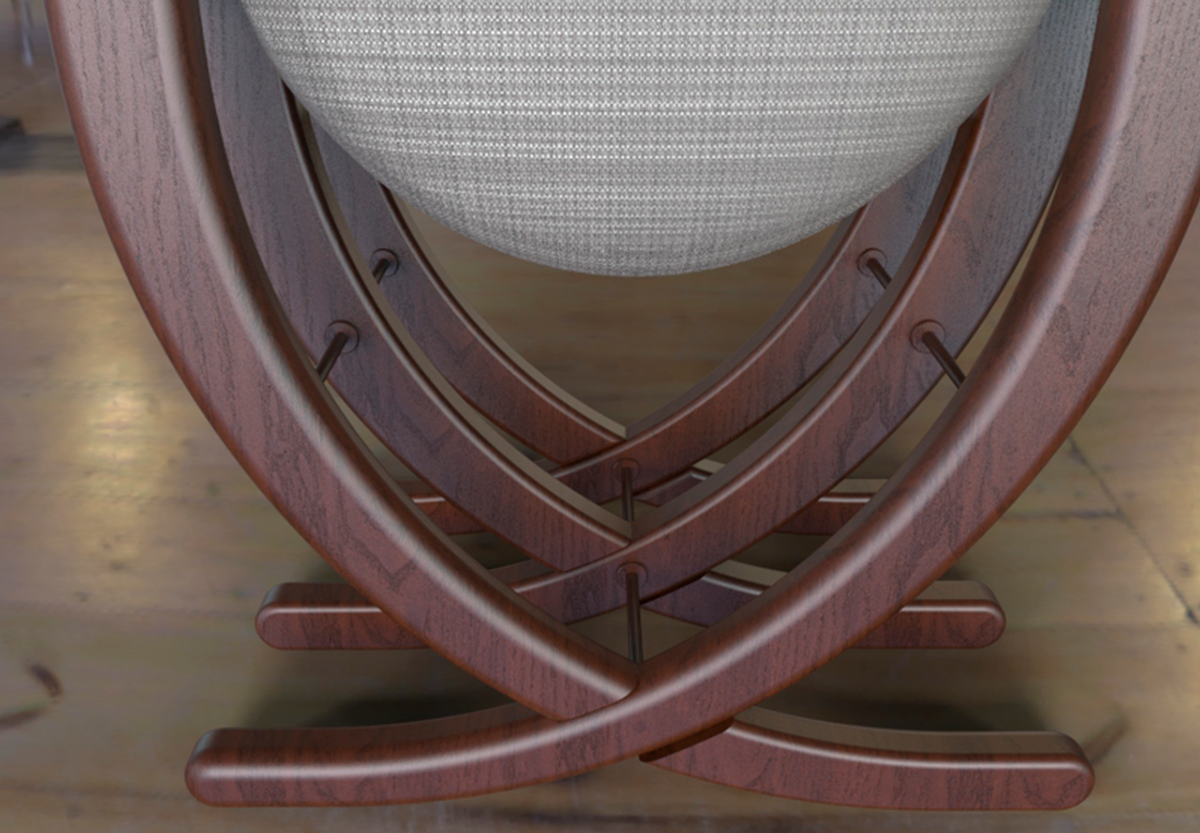 chair，woodiness，