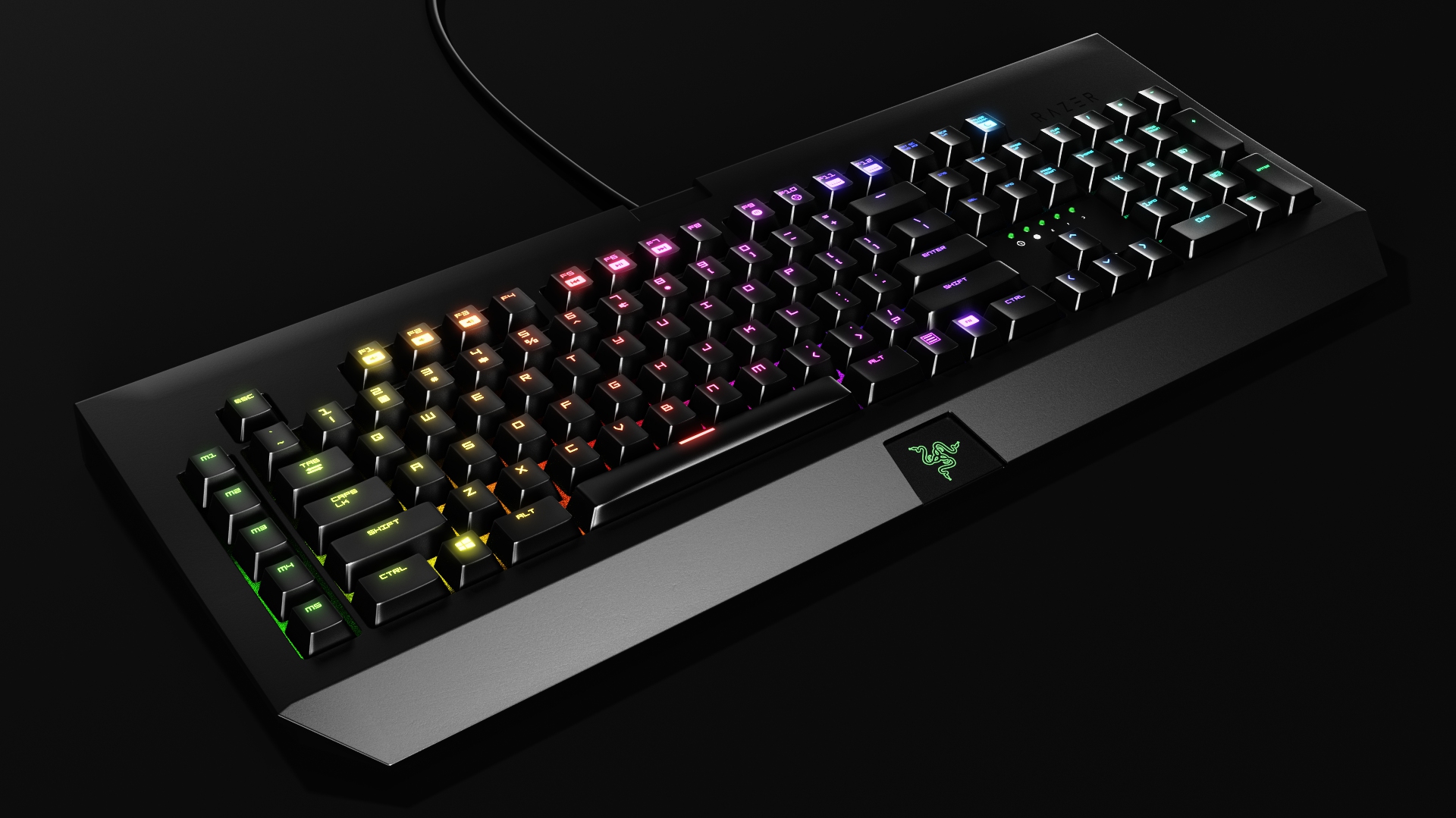 keyshot10，RGB，keyboard，animation，