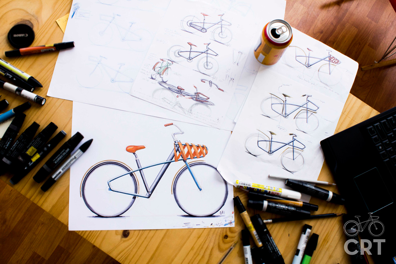 Cloth belt，bicycle basket，Bicycle，