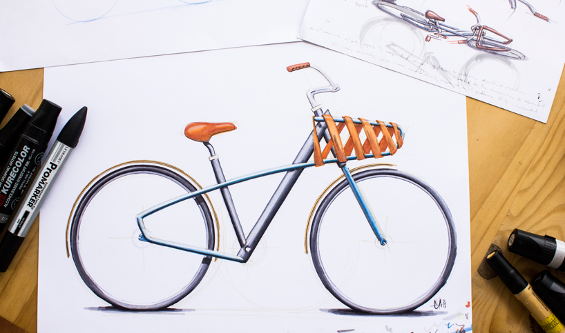 Cloth belt，bicycle basket，Bicycle，