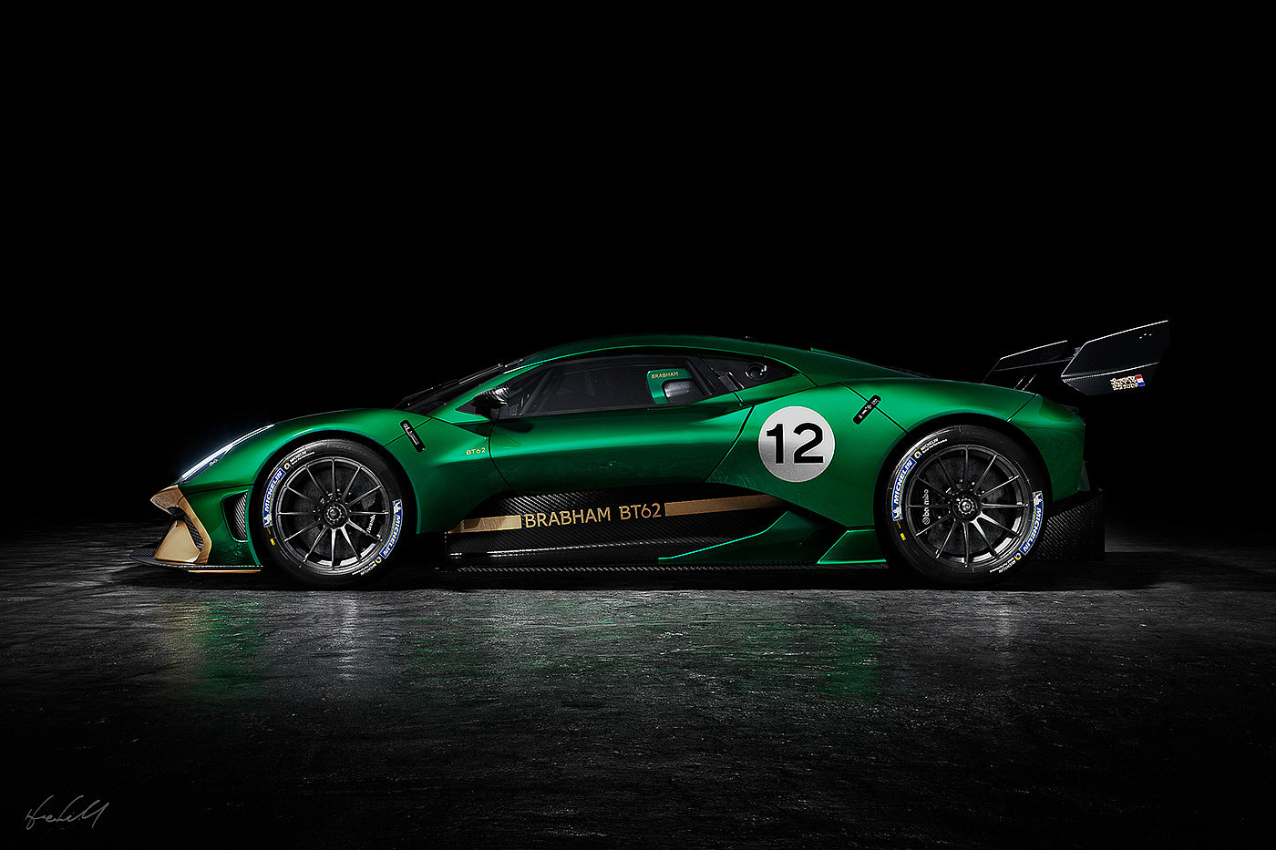 Brabham，BT62，maya，vray，Super car，