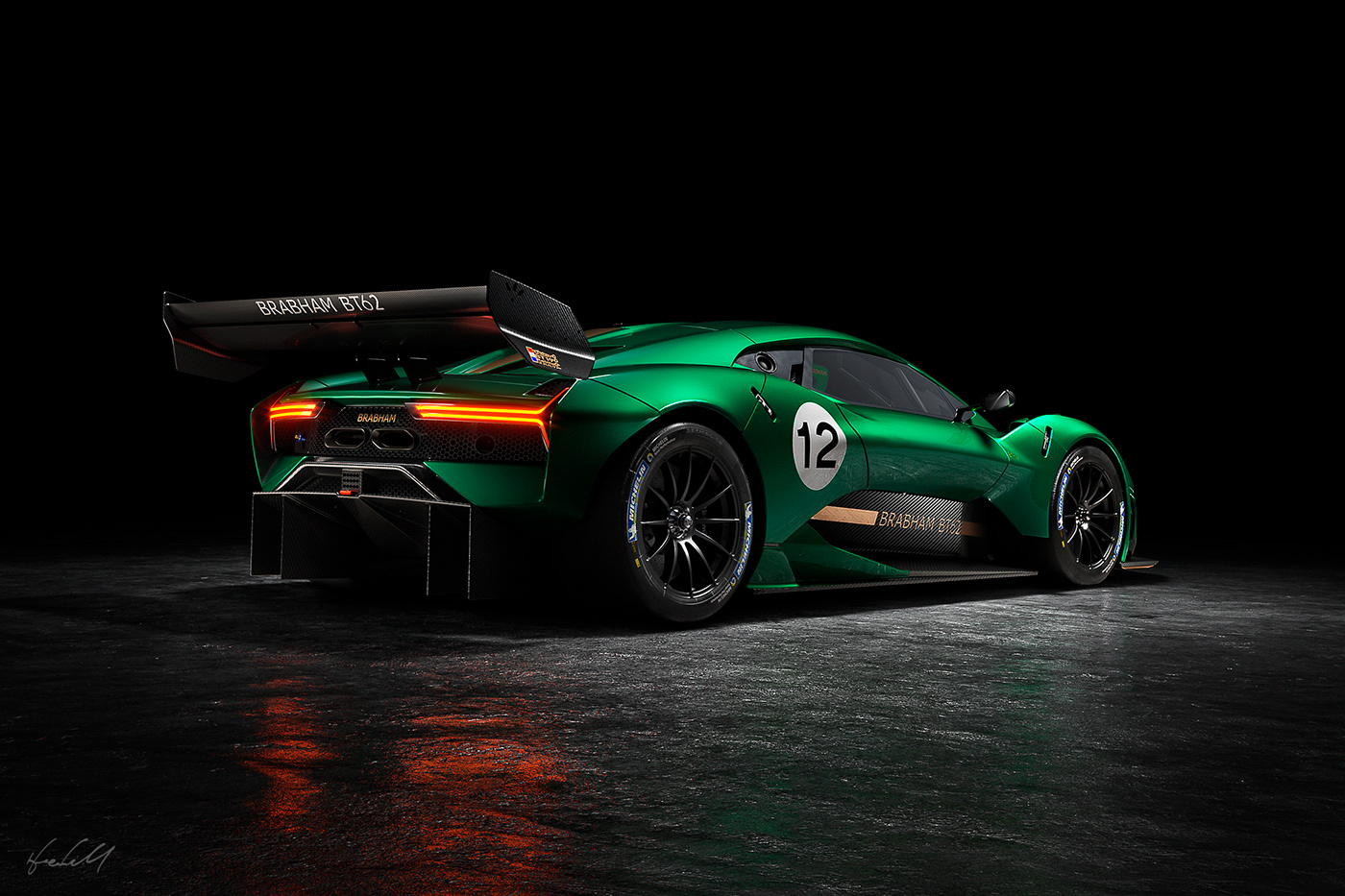 brabham bt62超级跑车