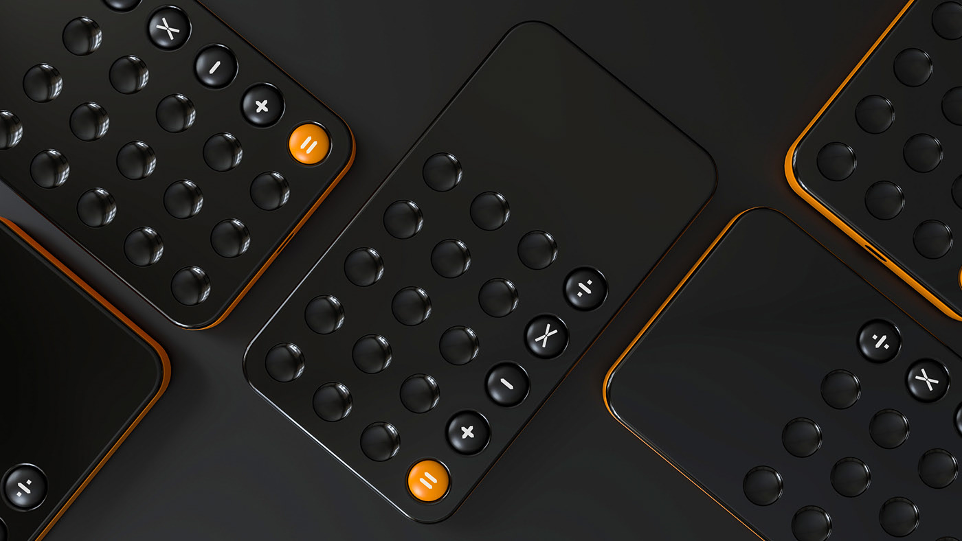 MI Calculator，Touch screen，Calculator，black，