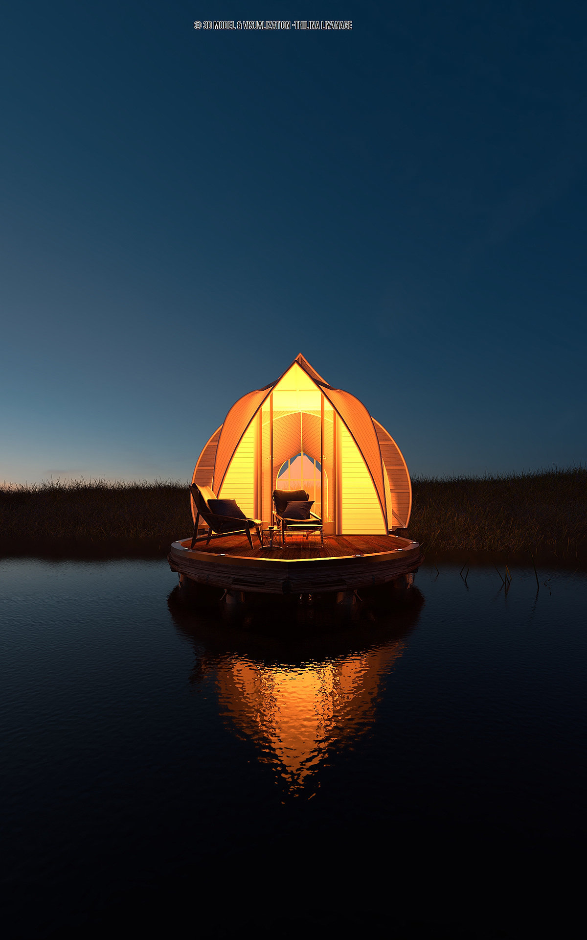 Rose bud，Luxury Tent ，concept，