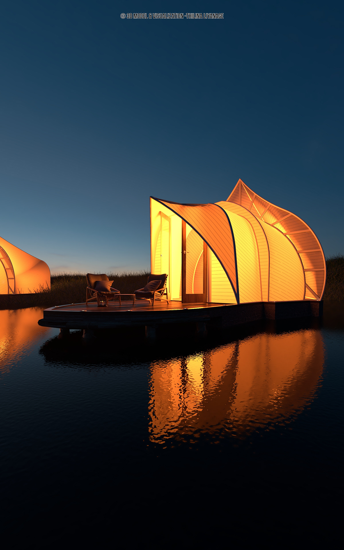 Rose bud，Luxury Tent ，concept，