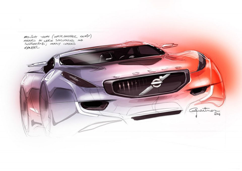 Hand drawn，course，ps，automobile，