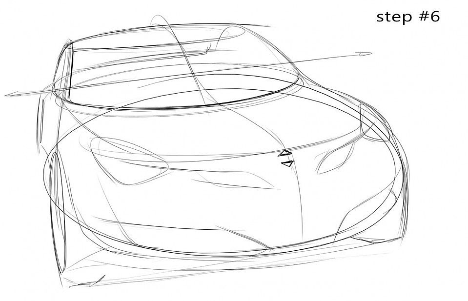 Hand drawn，course，ps，automobile，