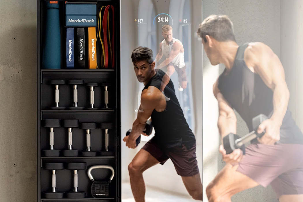 Family fitness，Intelligent fitness mirror，NordicTrack，