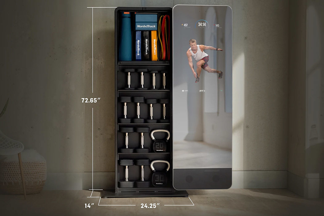 Family fitness，Intelligent fitness mirror，NordicTrack，