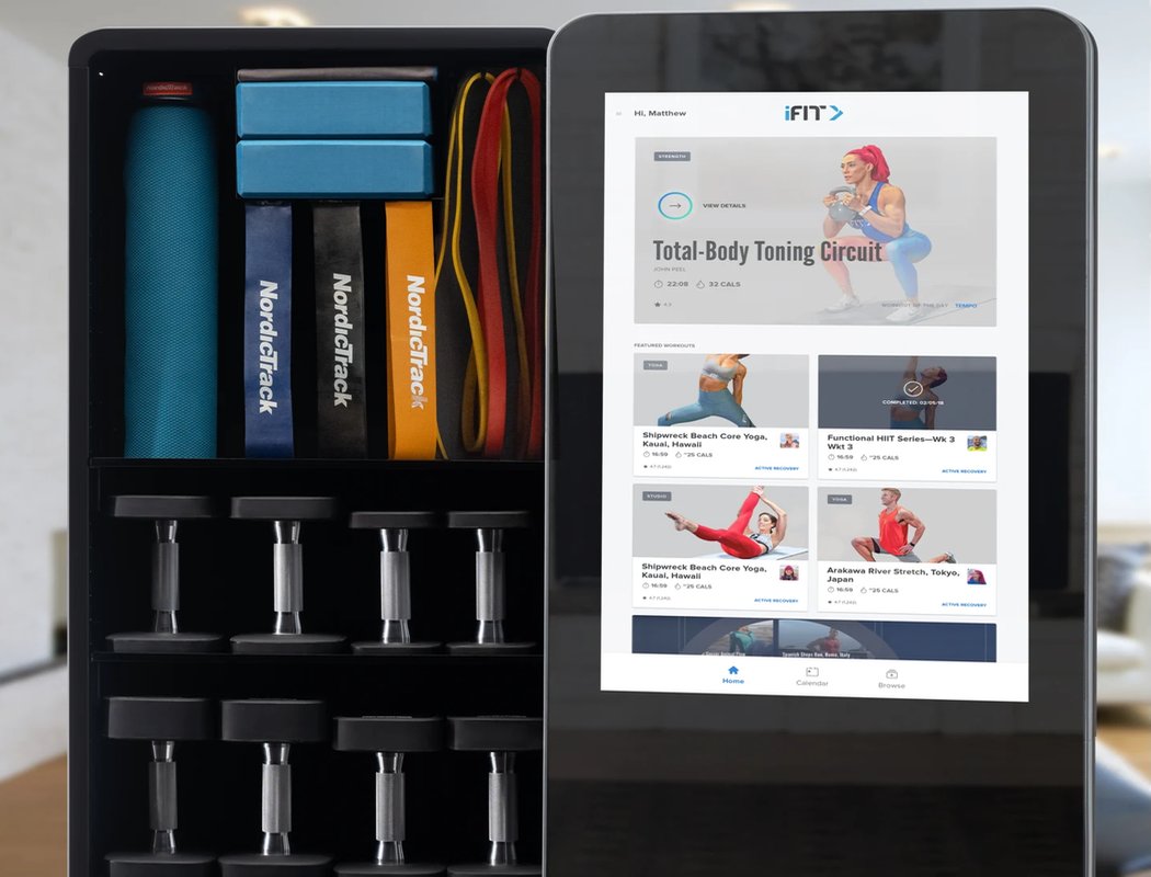 Family fitness，Intelligent fitness mirror，NordicTrack，