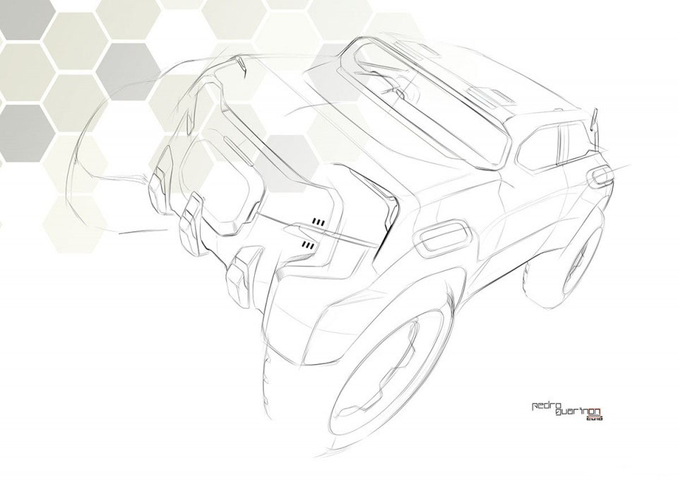 Hand drawn，course，ps，automobile，