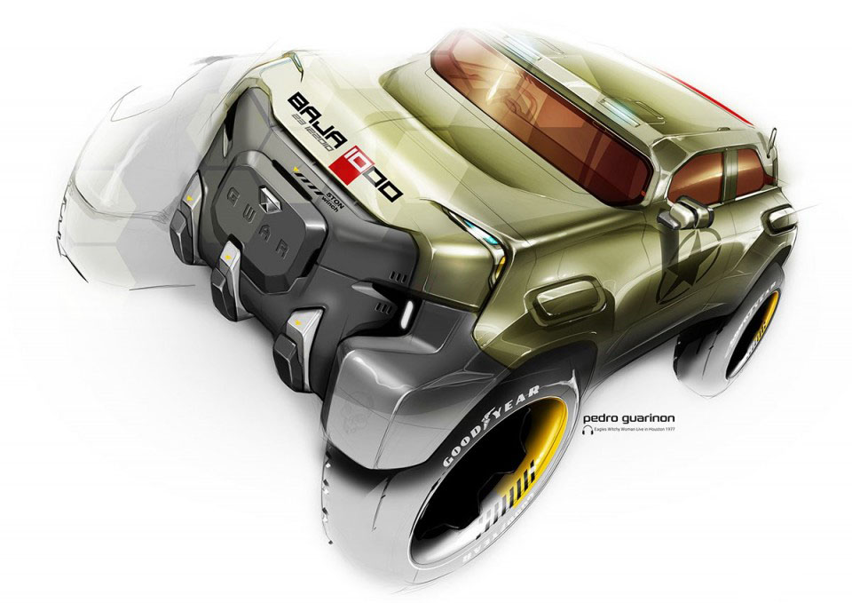 Hand drawn，course，ps，automobile，