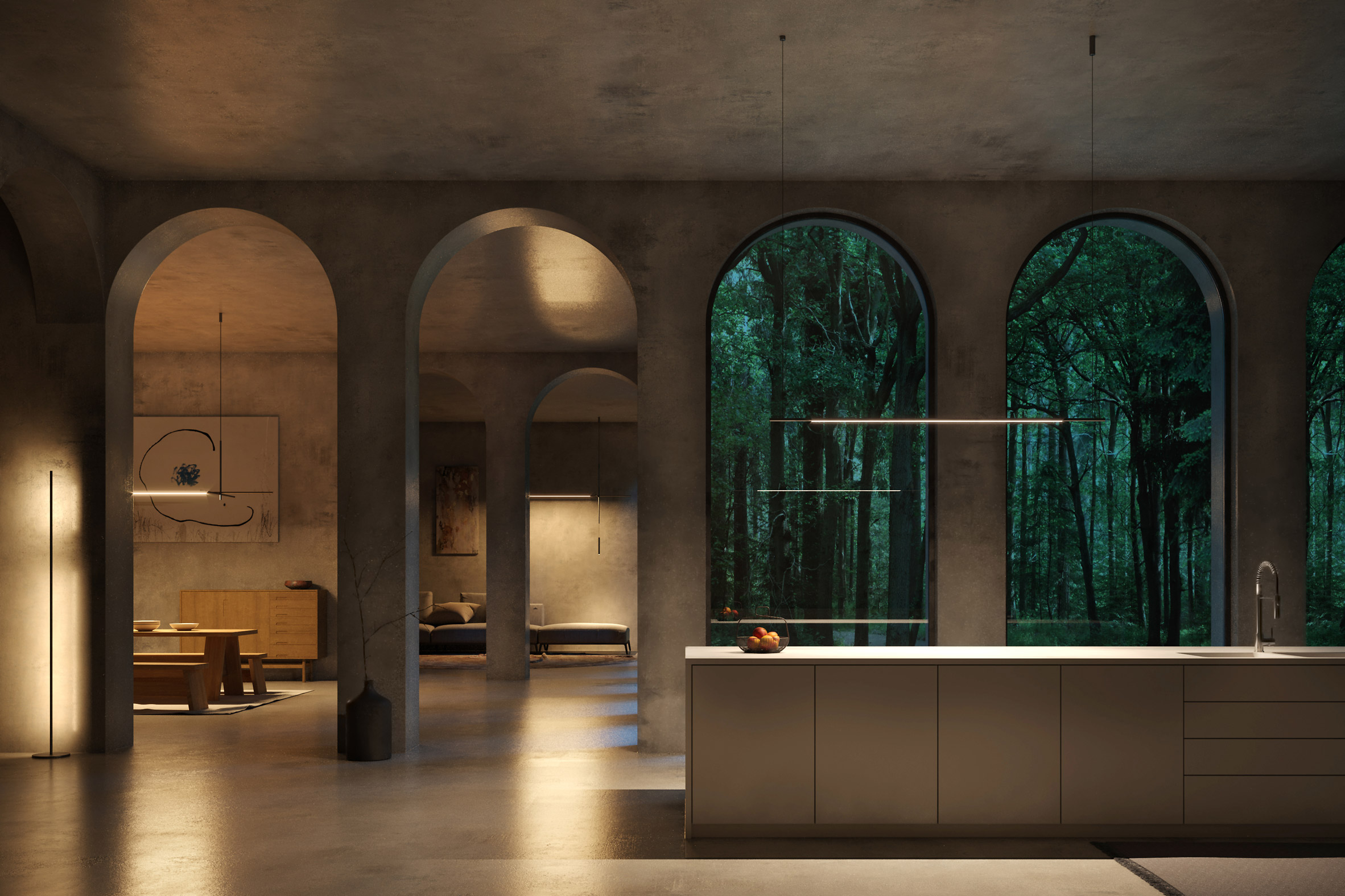 lighting，modularization，Cadier coordinates，lamp，