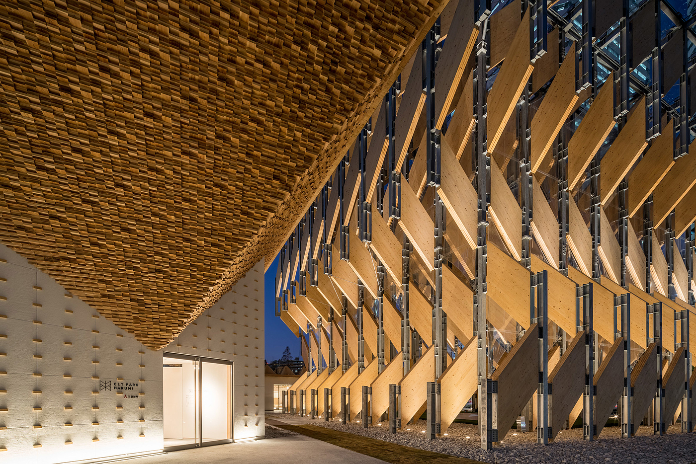 park，Wooden pavilion，Tokyo，wood，