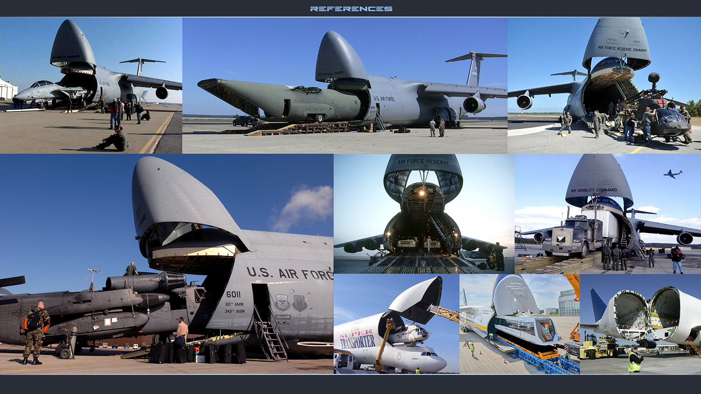 Cargo plane，conceptual design，Sense of future，