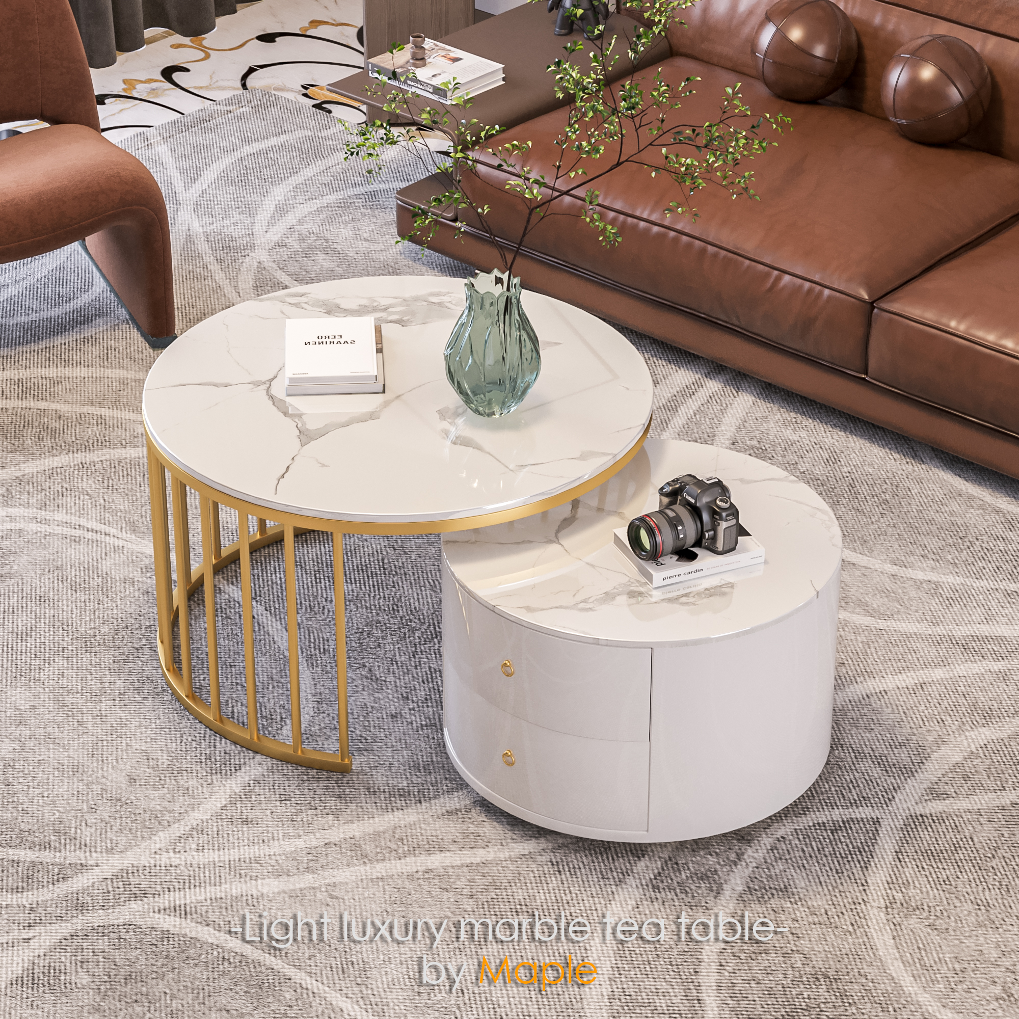 tea table，Son and mother，Iron art，design sketch，3d，corona，max，furniture，