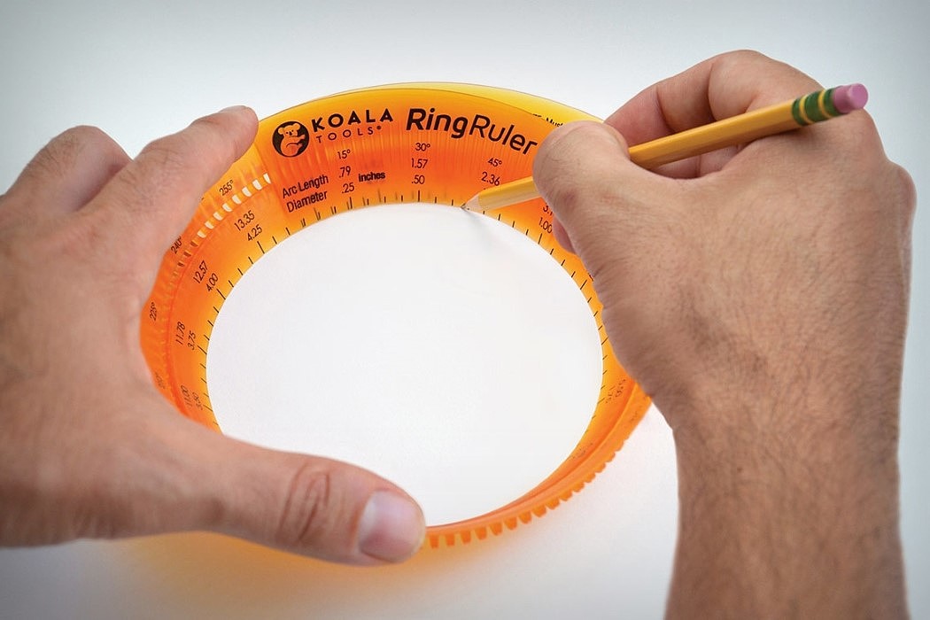 ruler，circular，convenient，