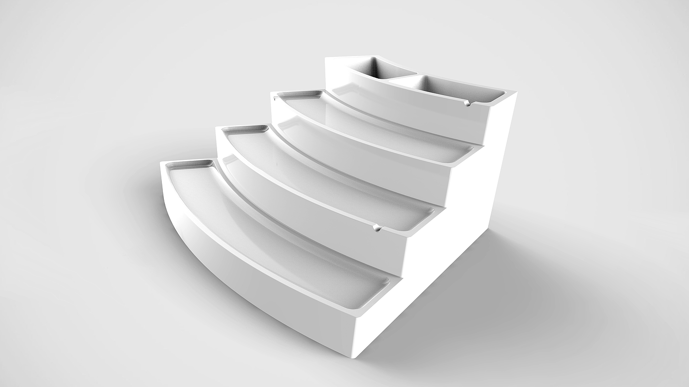Terraces, pen holders, ceramics，