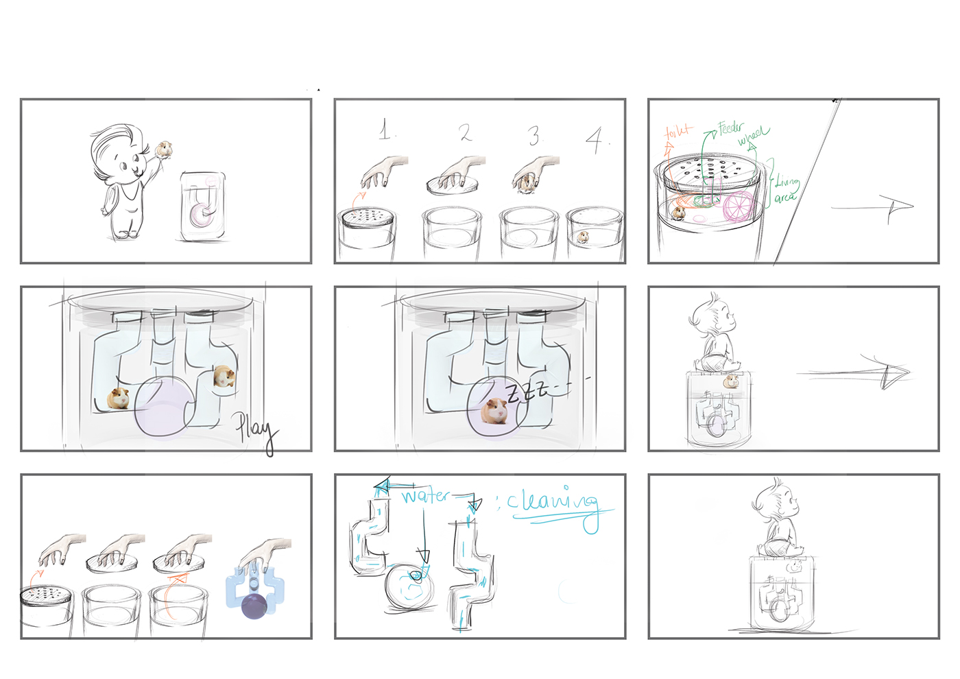 stool，multi-function，Receive，