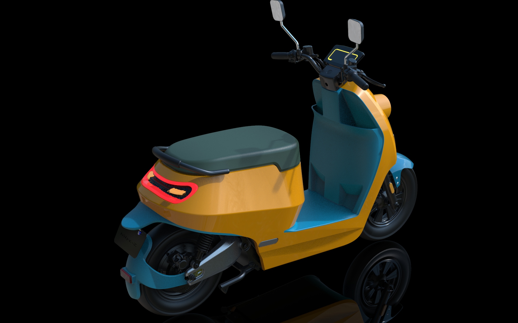 Round lamp，Electric vehicle，Electric friction，Women's car，lovely，Design，Electric two wheeled vehicle，UG surface + KS rendering，