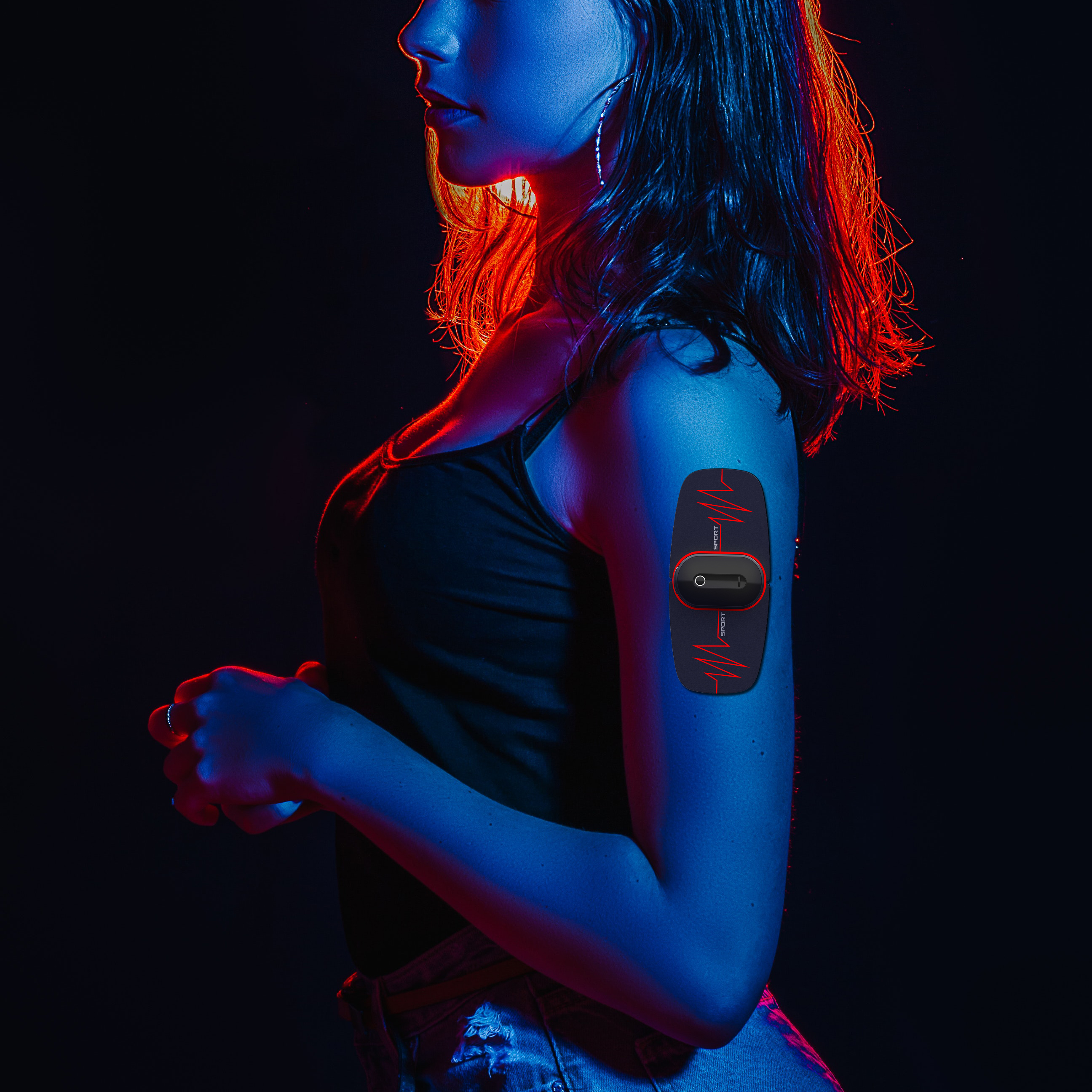 Mini massage paste，massage，TENS，relax，