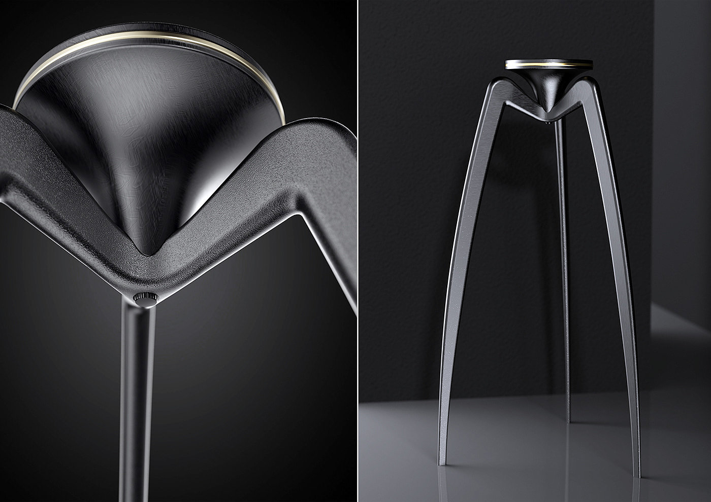 stool，Special shaped furniture，screw，
