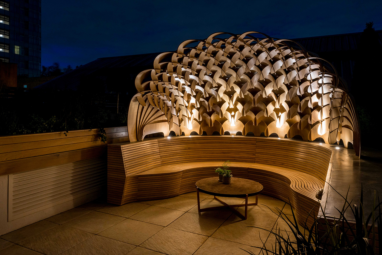 Architecture，Terrace，Wooden tile，