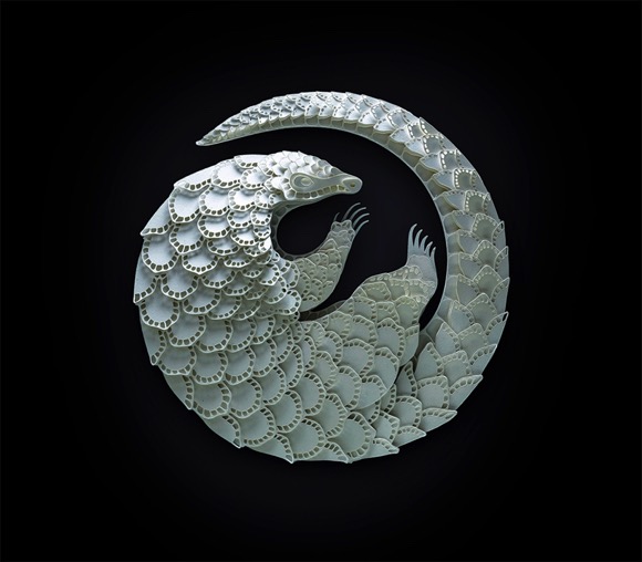 paper-cut，Watch for Animals，Art，World Wide Fund for nature，