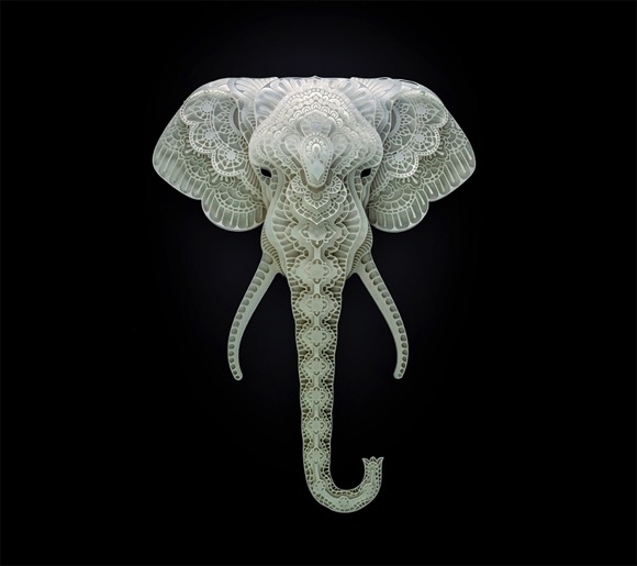 paper-cut，Watch for Animals，Art，World Wide Fund for nature，