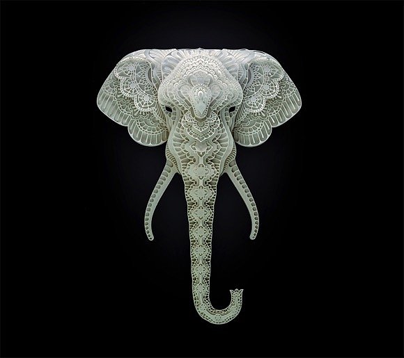 paper-cut，Watch for Animals，Art，World Wide Fund for nature，