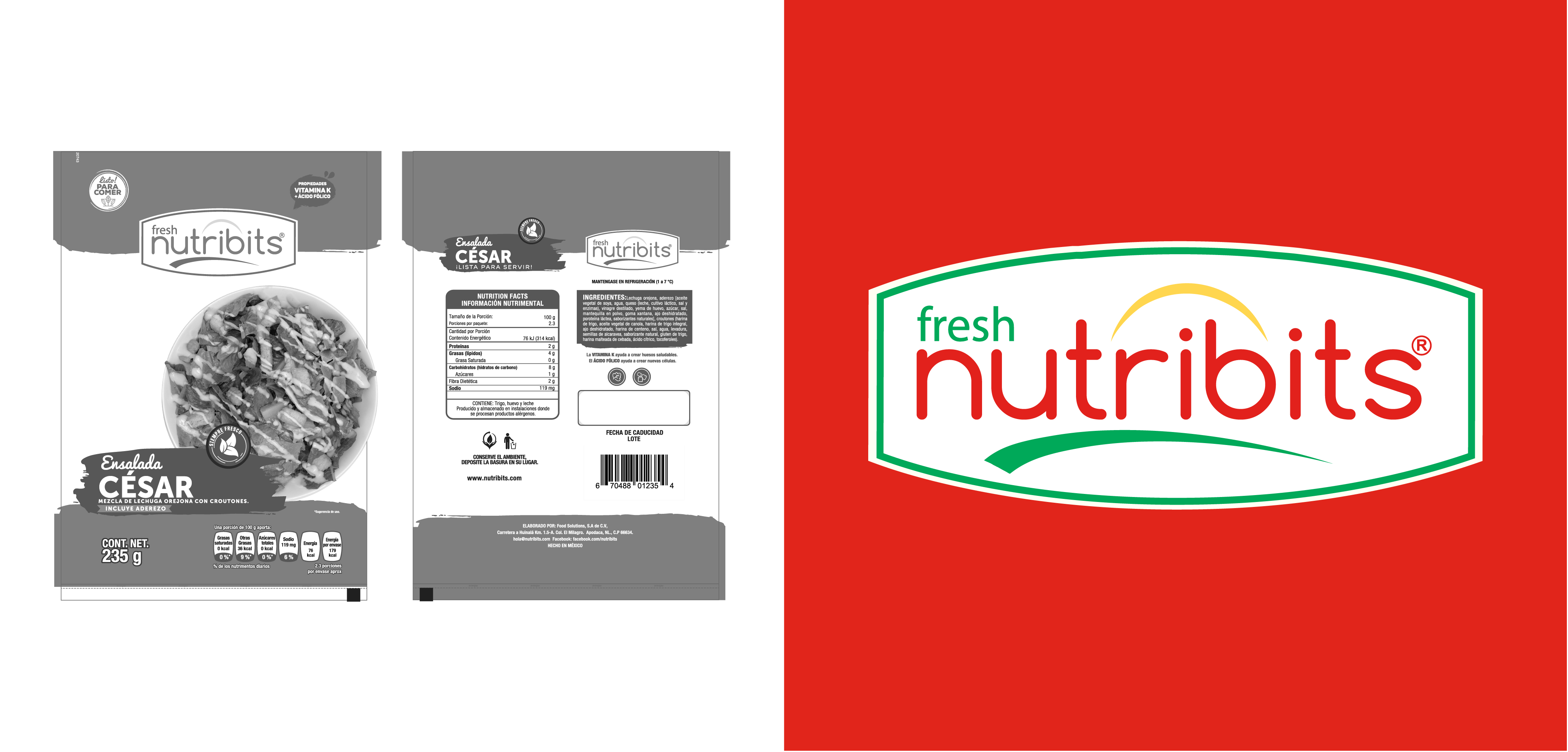 Packaging，graphicdesign，product design，salad，healthy，branding，identity，MEXICO，