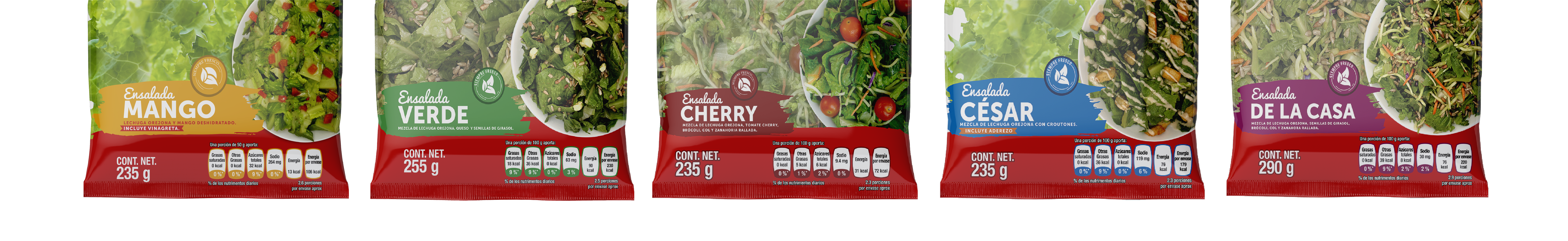 Packaging，graphicdesign，product design，salad，healthy，branding，identity，MEXICO，