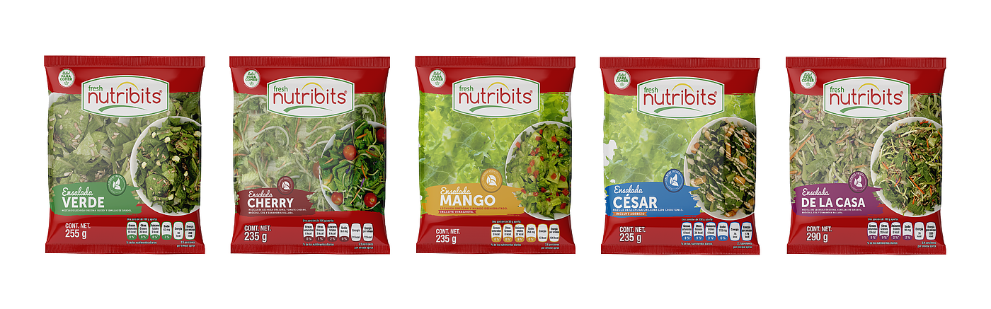 Packaging，graphicdesign，product design，salad，healthy，branding，identity，MEXICO，