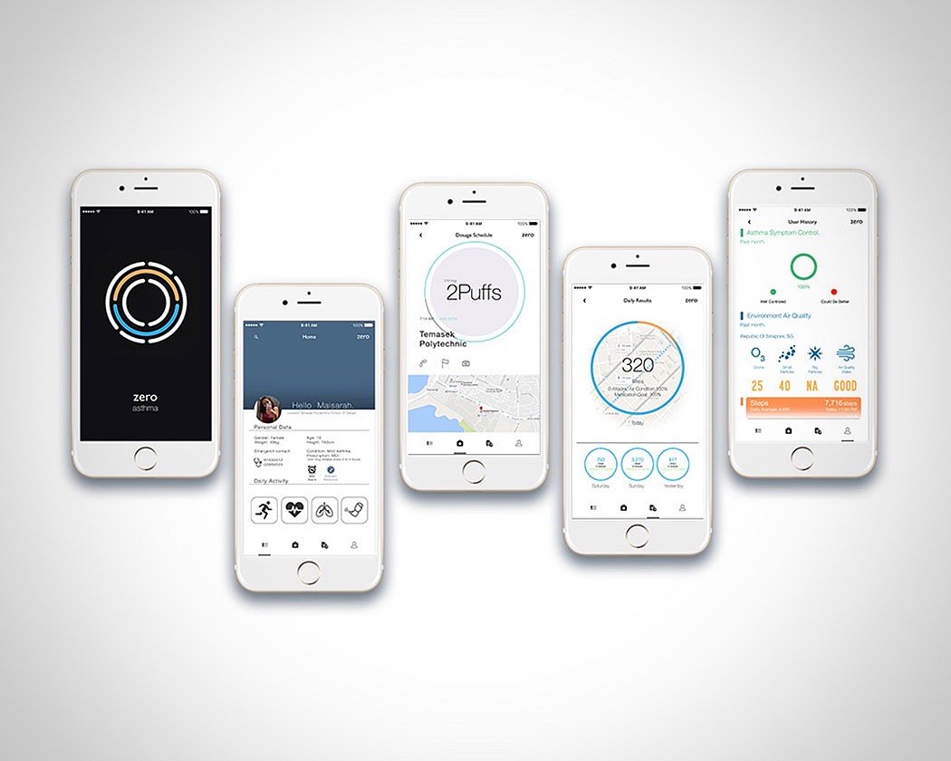 asthma inhaler ，monitor，data sharing，Wearable ，