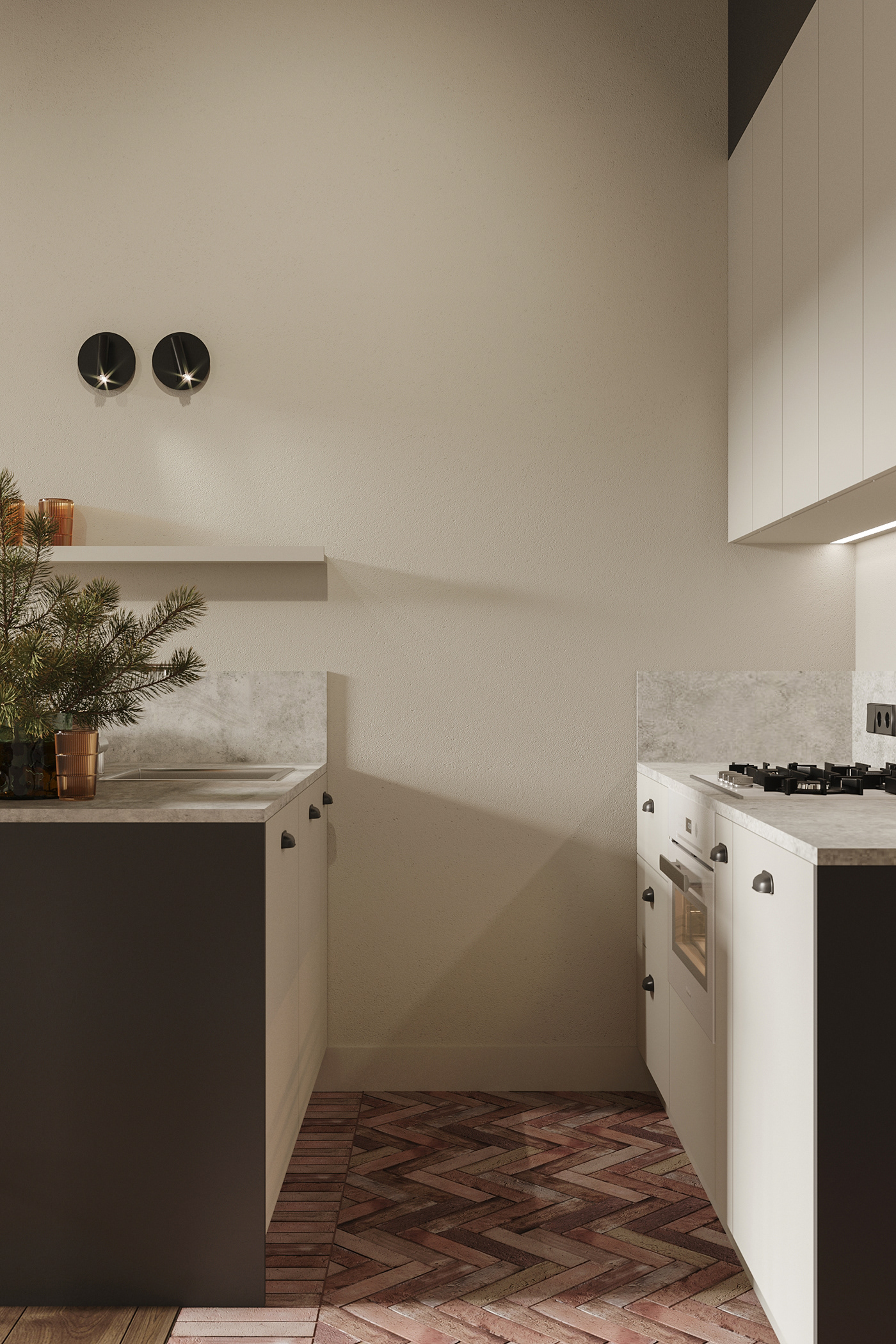 Interior design，3D max，STAROPOMINOVSKAYA，Home Furnishing，residence，